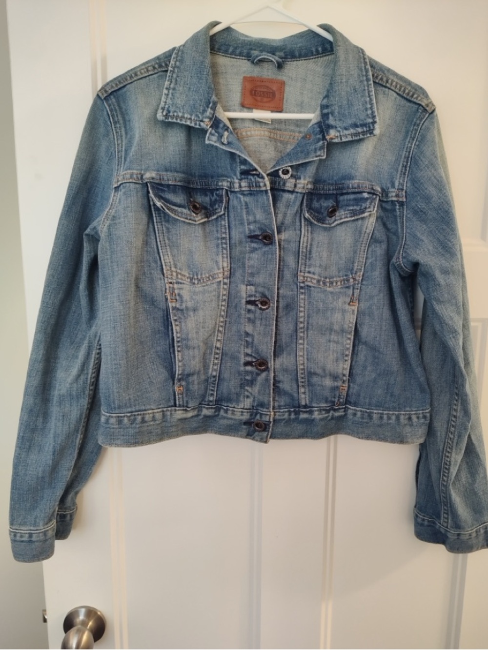 Fossil Light Blue Denim Jean Jacket
